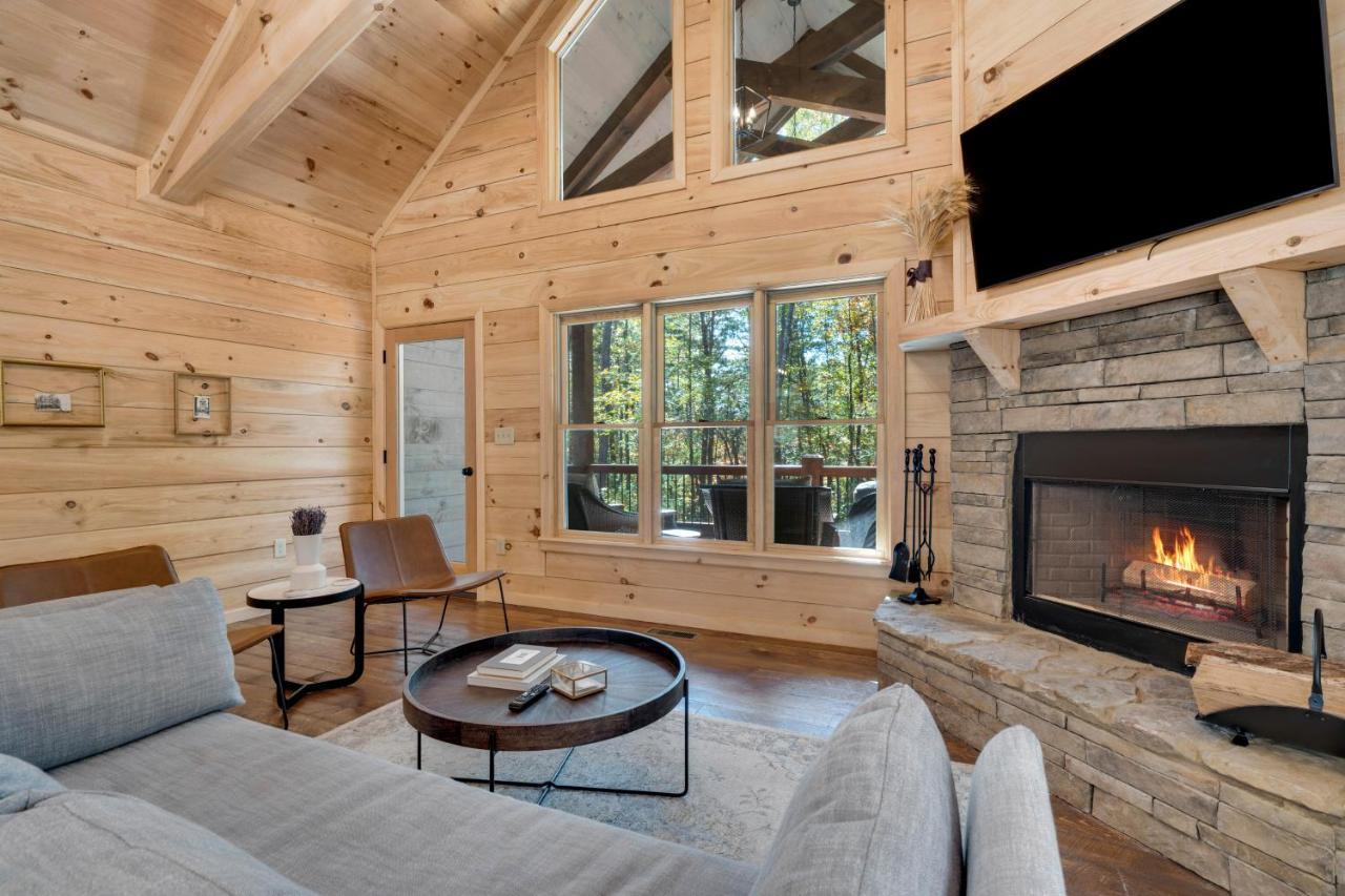 Villa Haley Glen Cherry Log Exterior foto